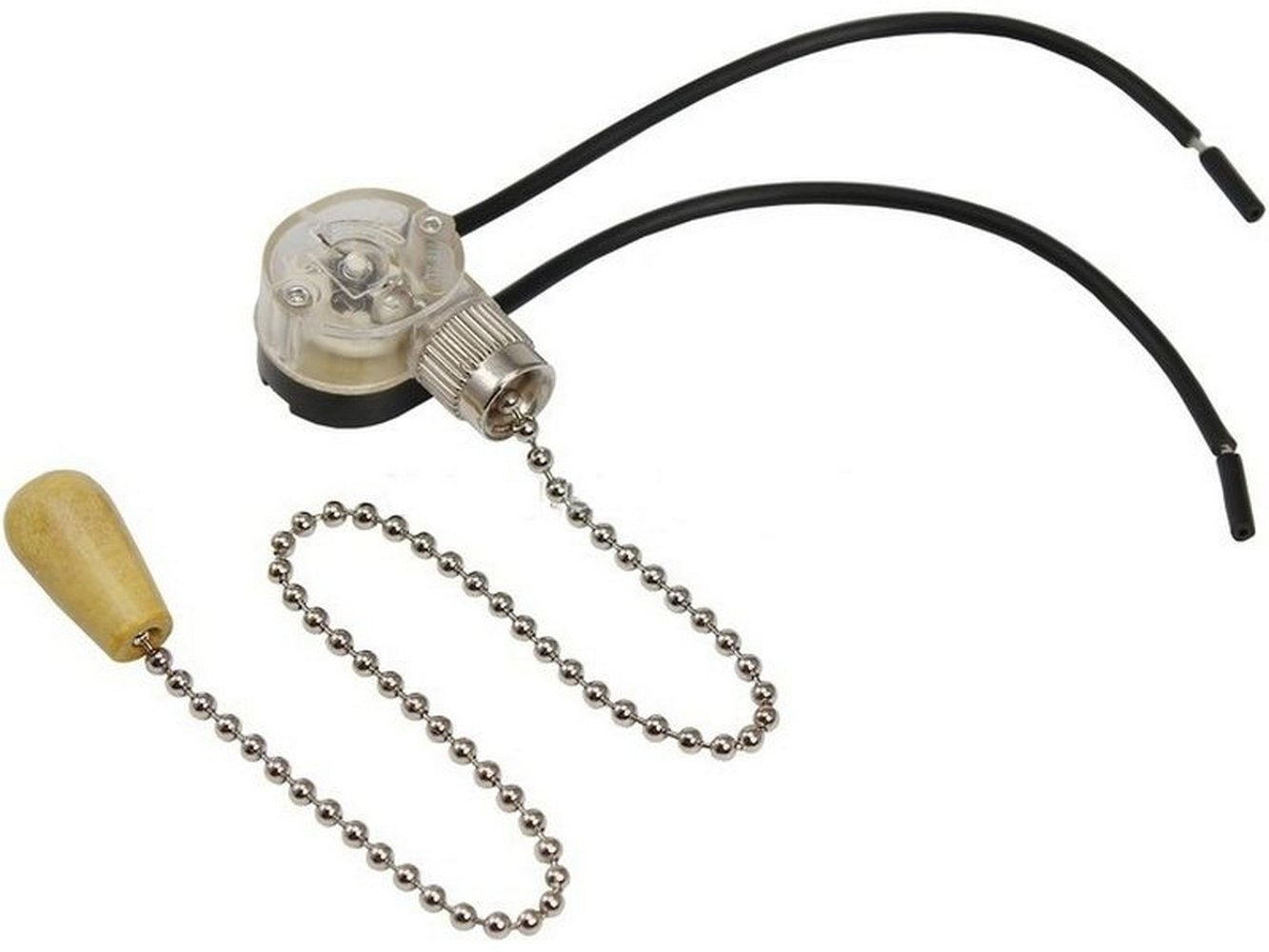 Выключатель для настенного светильника с цепочкой 270 мм «Silver» Rexant